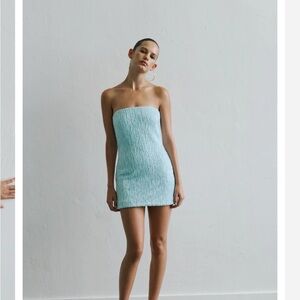 ILA Elena strapless sequin mini dress